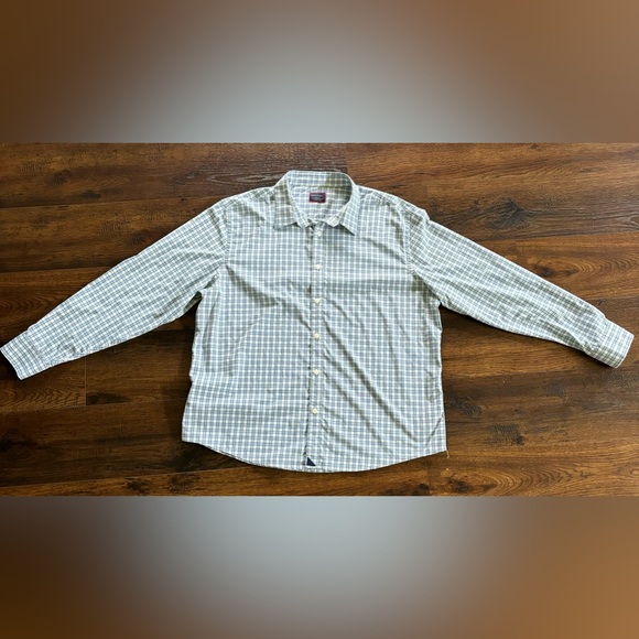 UNTUCKit Shirt Mens 2XL XXL Button Up Performance Stretch Plaid Check - Picture 1 of 5